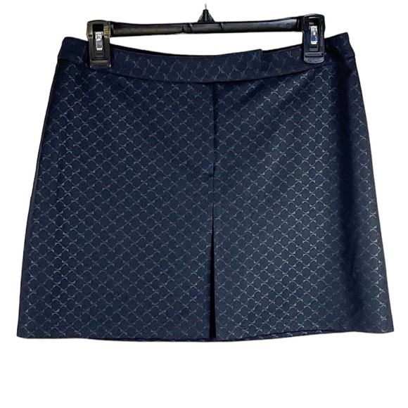 Express Black Lattice Print Mini Skirt - Picture 1 of 13